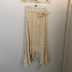 Faithful the Brand | Midi Skirt | Size 2 | Floral
